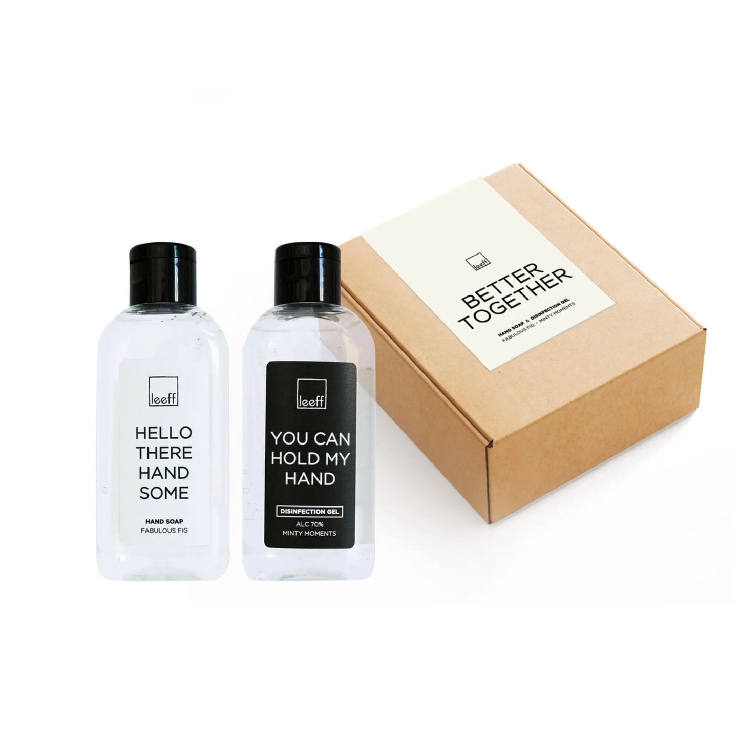 Leeff mini handzeep giftbox. Het ideale cadeautje voor iedereen die je lirf hebt.