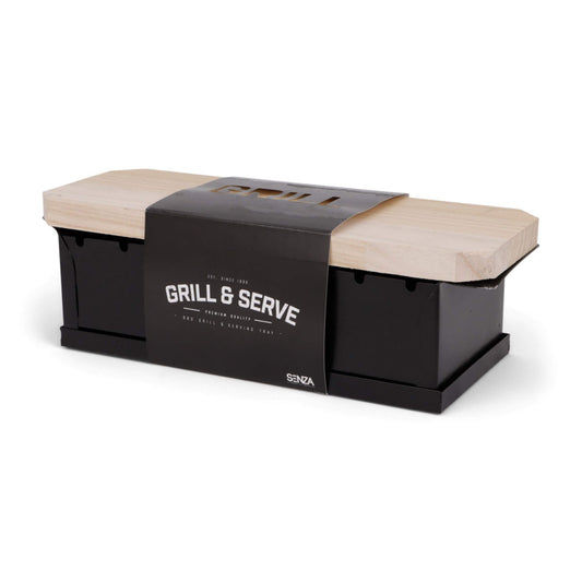 Senza grill barbecue met serveerplank