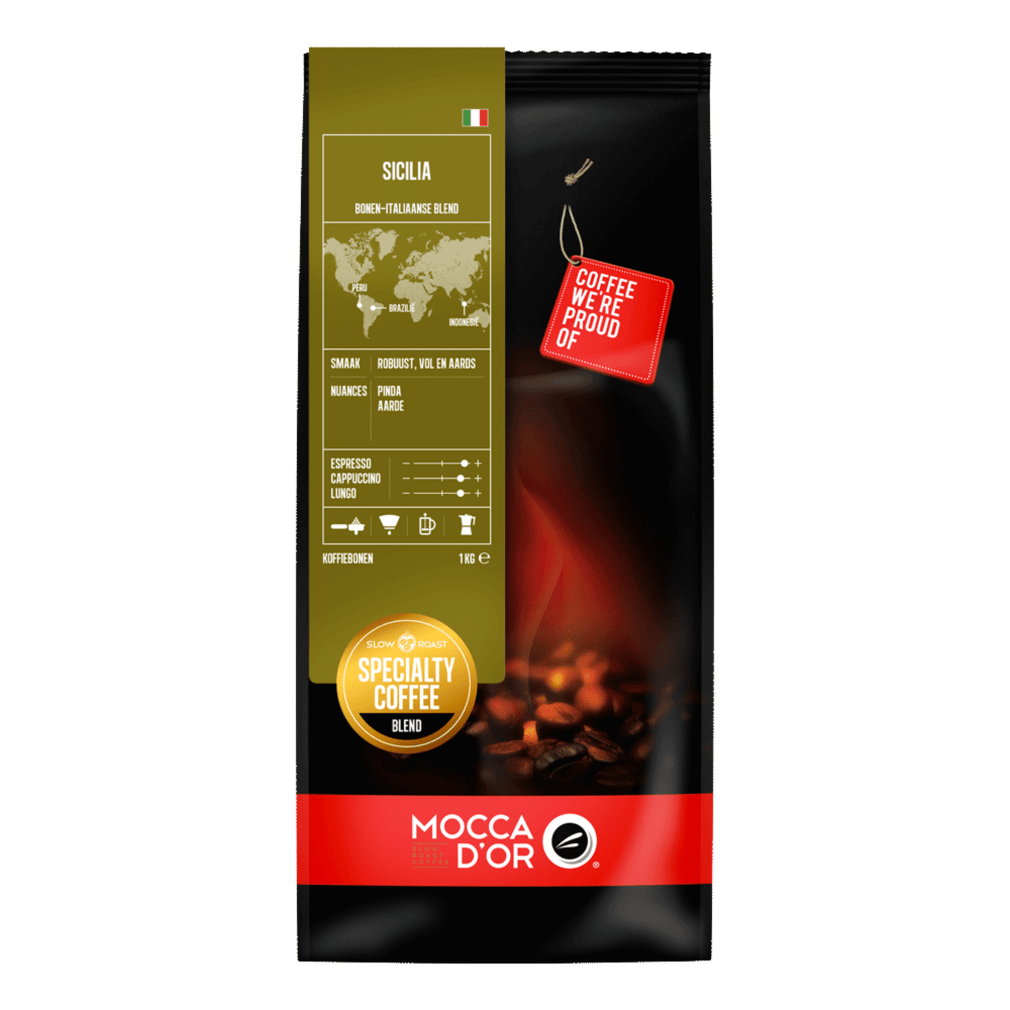 Mocca D'Or - Sicilia Koffiebonen- voor de perfecte espresso