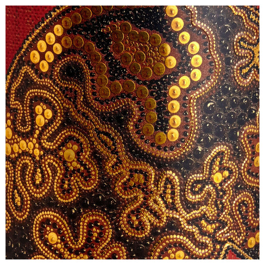 Koffieblik Afrikaanse Olifant in detail, inhoud 500 gr.