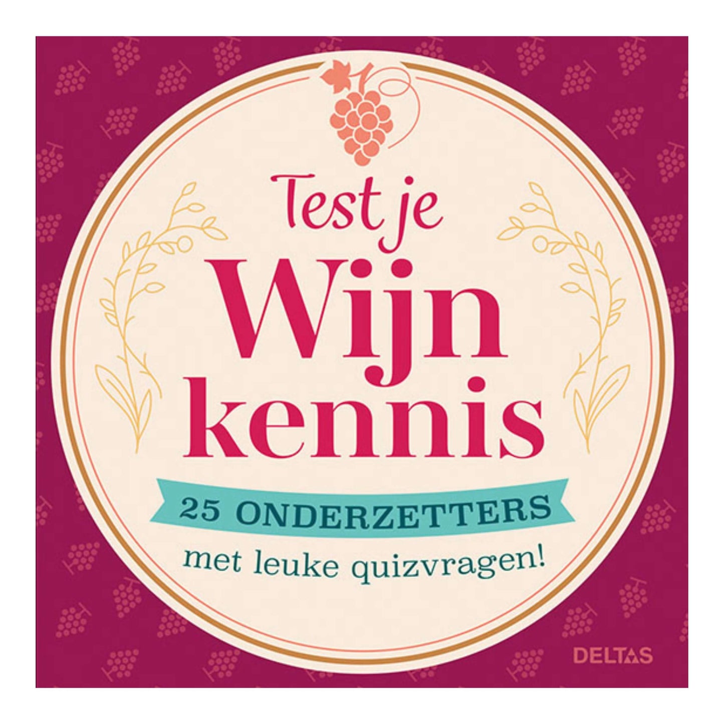 25 onderzetters Test je Wijnkennis
