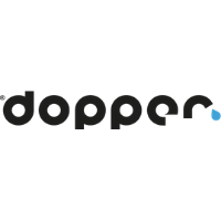 Logo Dopper, dé leverancier van hervulbare waterflessen