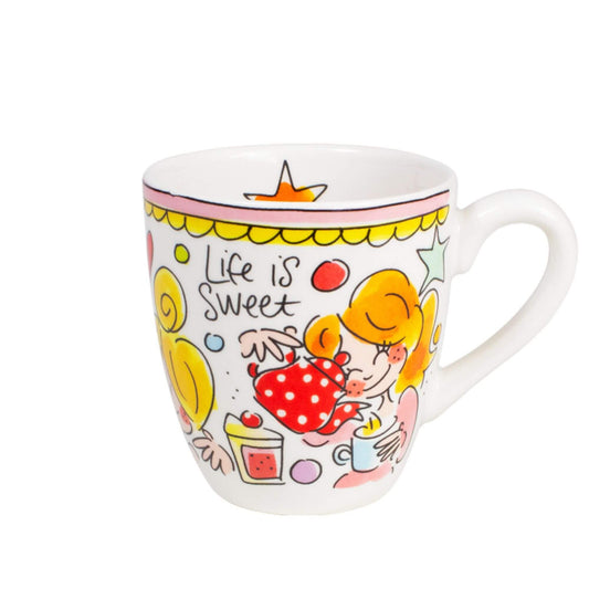 Blond Amsterdam Even Bijkletsen Minimok Roze Rand Life is sweet