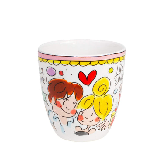 Blond Amsterdam Even Bijkletsen Minimok Roze Rand vriend