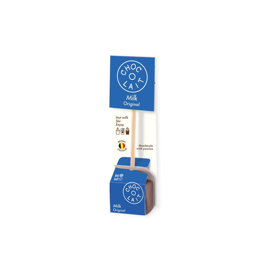 Hot Chocolate Spoon Puur MoMe – Belgische chocolade stick voor warme chocolademelk. In de smaak melk