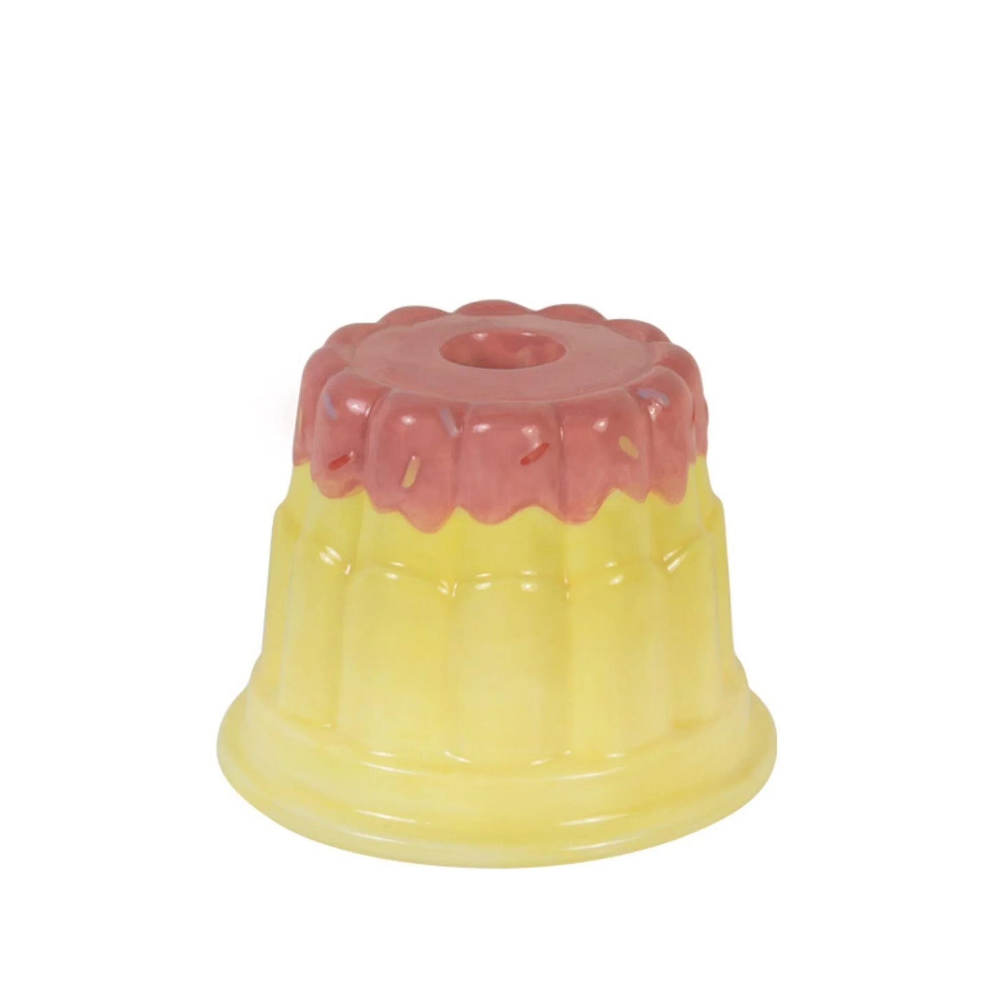 Kandelaar Blond Birthday Geel Pudding