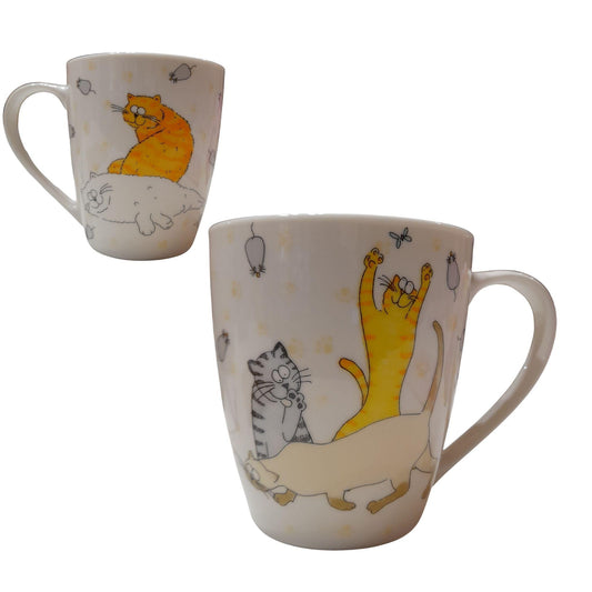 Mok met katten – Joschka | Vrolijke porseleinen mok