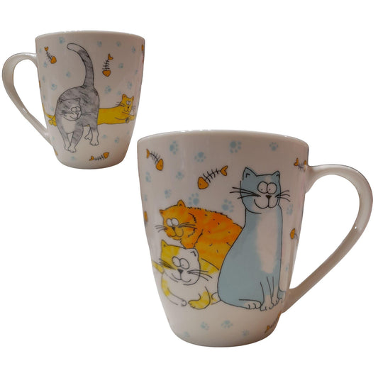 Mok met katten – Joschka | Vrolijke porseleinen mok