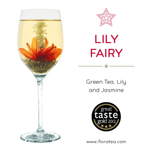 Flora Tea Theebloem Lily Fairy met groene thee, jasmijn en lely